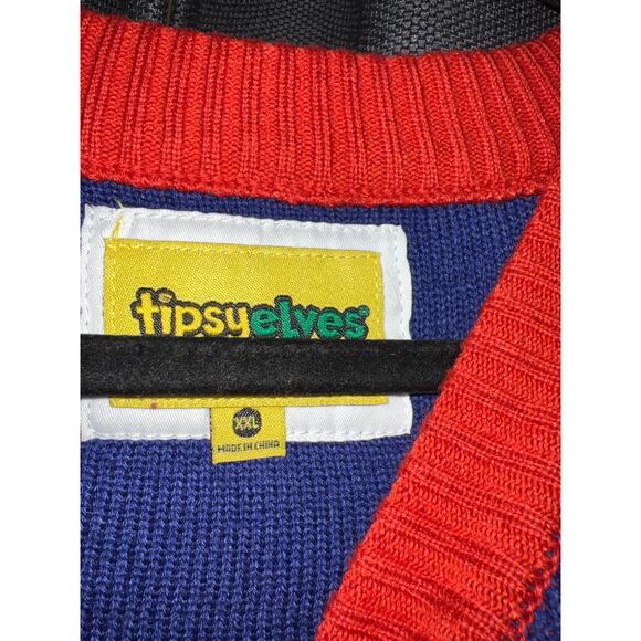 Ugly Christmas Sweater Xmas Size XXL Tipsy Elves - Picture 2 of 3